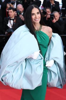 Cannes - Closing Ceremony Red Carpet JD Demi Moore at the red carpet of the closing ceremony of the 79th annual Cannes Film Festival at Palais des Festivals on May 23, 2026 in Cannes, France. Photo by Jerome Domine ABACAPRESS.COM Cannes France  Copyright: xDominexJerome ABACAx