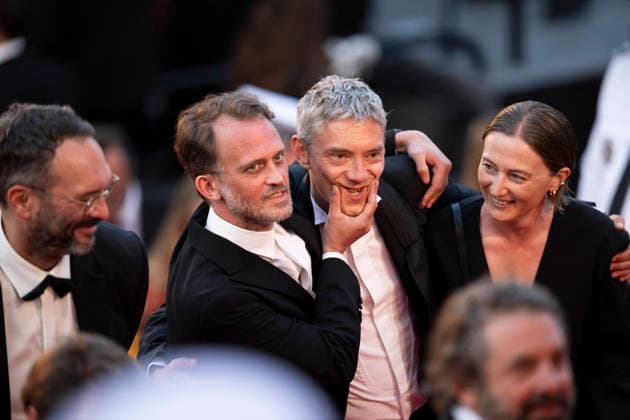 Cannes Closing Ceremony Red Carpet EB Swann Arlaud, Emmanuel Marre on the red carpet for the closing ceremony of the 79th annual Cannes Film Festival at Palais des Festivals on May 23, 2026 in Cannes, France.Photo by Eliot Blondet ABACAPRESS.COM Cannes France France  Copyright: xBlondetxEliot ABACAx