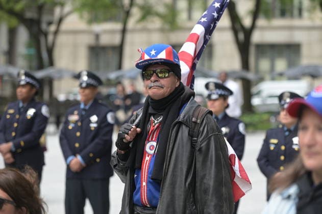 Chicago Memorial Day Parade CHICAGO, ILLINOIS - MAY 23: The Chicago Memorial Day Parade proceeds through the city center, with participants carrying American flags and marching in formation on Saturday, May 23, 2026. The event, held each year before Memorial Day, pays solemn tribute to the men and women of the U.S. Armed Forces who made the ultimate sacrifice. Jacek Boczarski Anadolu Illinois United States. Editorial use only. Please get in touch for any other usage.  Copyright: x2026xAnadoluxJacekxBoczarskix
