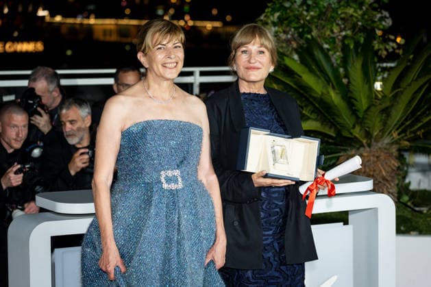 Palme d Or winners photocall at the 79th Cannes Film Festival at Palais des Festivals in Cannes, France on 23 May 2026. Valeska Grisebach and Yana Radeva pose with the Jury Prize for The Dreamed Adventure during the Palme d Or winners photocall at the 79th Cannes Film Festival at Palais des Festivals in Cannes, France on 23 May 2026., Credit:Stefano Costantino TTL Stefano Costantino Avalon France, Cannes  Copyright: xStefanoxCostantinoxTTLx xStefanoxCostantinox xAvalonx 1104761710