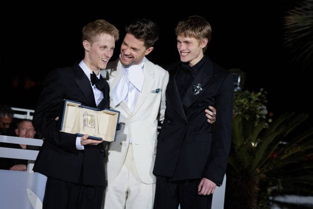 79ème Festival International du Film de Cannes Photocall des Palmes 79th International Cannes Film Festival Photocall with winners 456721 2026 05 23 Cannes France Campagne, Valentin Macchia, Emmanuel Dhont, Lukas  Copyright: xLionelxGuericolas MPPx STAR_456721_122