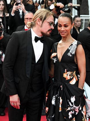 IPA85016922 - Cannes, 79th Cannes Film Festival 2026 - Final Evening - Red Carpet Closing Ceremony. Pictured are Zoe Saldana, Marco Perego  Copyright: xManuelexMangiarottix xPoolxPhotoxEventsx07x 85016922
