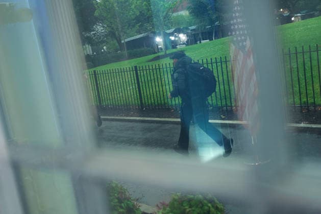 US Secret Service officers respond following reports of alleged gun fire near the White House in Washington, DC on Saturday, May 23, 2026. A man was shot by US Secret Service agents near the White House on Saturday after he opened fire with a handgun, according to a person familiar with the matter.  WASP20260523102 AaronxSchwartz