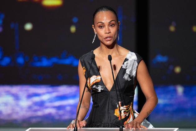 Cannes Closing Ceremony LZ Zoe Saldana attending the Closing Ceremony during the 79th Cannes International Film Festival in Cannes, France on May 23, 2026, the film selected in the Official Competition. Photo by Laurent Zabulon ABACAPRESS.COM  Copyright: xZabulonxLaurentx