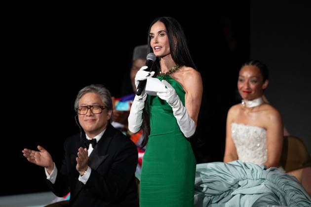 Cannes Closing Ceremony LZ Demi Moore attending the Closing Ceremony during the 79th Cannes International Film Festival in Cannes, France on May 23, 2026, the film selected in the Official Competition. Photo by Laurent Zabulon ABACAPRESS.COM  Copyright: xZabulonxLaurentx