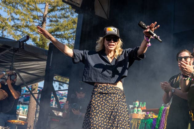 2026 BottleRock Napa Valley - Day 1 Chelsea Handler is seen onstage at the Williams Sonoma Culinaryduring the 2026 BottleRock festival at Napa Valley Expo on May 22, 2026 in Napa, California. Napa California United States Copyright: xPaigexErlandson imageSPACEx