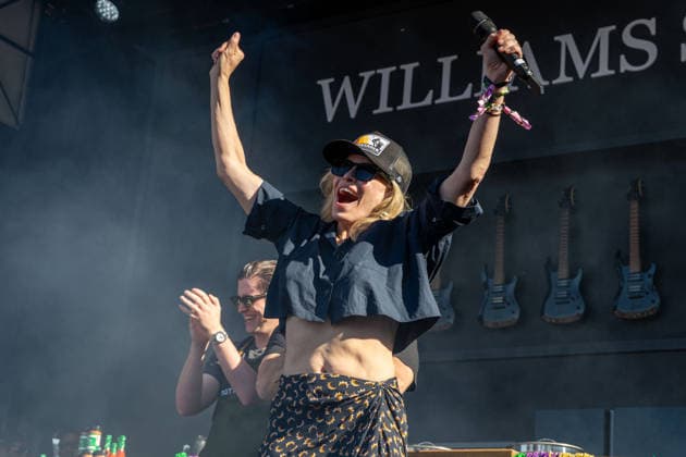 2026 BottleRock Napa Valley - Day 1 Chelsea Handler is seen onstage at the Williams Sonoma Culinaryduring the 2026 BottleRock festival at Napa Valley Expo on May 22, 2026 in Napa, California. Napa California United States Copyright: xPaigexErlandson imageSPACEx