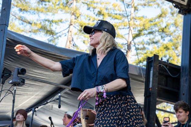 2026 BottleRock Napa Valley - Day 1 Chelsea Handler is seen onstage at the Williams Sonoma Culinaryduring the 2026 BottleRock festival at Napa Valley Expo on May 22, 2026 in Napa, California. Napa California United States Copyright: xPaigexErlandson imageSPACEx