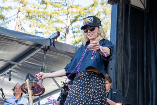2026 BottleRock Napa Valley - Day 1 Chelsea Handler is seen onstage at the Williams Sonoma Culinaryduring the 2026 BottleRock festival at Napa Valley Expo on May 22, 2026 in Napa, California. Napa California United States Copyright: xPaigexErlandson imageSPACEx