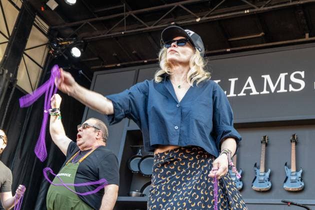 2026 BottleRock Napa Valley - Day 1 Chelsea Handler is seen onstage at the Williams Sonoma Culinaryduring the 2026 BottleRock festival at Napa Valley Expo on May 22, 2026 in Napa, California. Napa California United States Copyright: xPaigexErlandson imageSPACEx