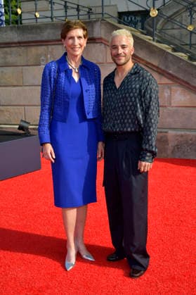 Ilka Horstmeier und Kostja Ullmann beim BMW X Staatsoper Unter den Linden Event Staatsoper für alle 2026 mit der Live-Übertragung von Nabucco auf dem Bebelplatz. Berlin, 23.05.2026 *** Ilka Horstmeier and Kostja Ullmann at the BMW X Staatsoper Unter den Linden event Staatsoper für alle 2026 with the live broadcast of Nabucco on Bebelplatz Berlin, 23 05 2026 Foto:xM.xBehrensx xFuturexImagex staatsoper_6563