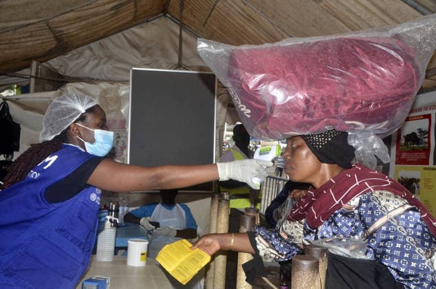 Uganda stepped up measures along the DKC border to combat the Ebola outbreak MPONDWE, UGANDA - MAY 23: Health teams screen travelers and vehicles entering the country for Ebola as precautions has been stepped up at the Mpondwe Border Crossing on the border with the Democratic Republic of the Congo (DRC) following a rise in Ebola cases in Mpondwe, Uganda on May 23, 2026. Nicholas Kajoba Anadolu Mpondwe Uganda. Editorial use only. Please get in touch for any other usage.  Copyright: x2026xAnadoluxNicholasxKajobax