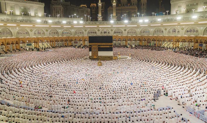 Muslim worshippers perform the dawn prayer around the Kaaba at the Grand Mosque complex in the holy city of Mecca Muslim worshippers perform the dawn prayer around the Kaaba at the Grand Mosque complex in the holy city of Mecca, Saudi Arabia, on May 24, 2026, ahead of the annual Hajj pilgrimage. Millions of Muslims from around the world are expected to gather in Saudi Arabia for the annual pilgrimage rituals. Photo by SPA Saudi Press Agency APA Images Mecca Mecca Saudi Arabia 240526_Saudi_Arabia_SPA_00(2) Copyright: xSPAxSaudixPessxAgencyxSaudixPressxAgencyx xapaimagesx