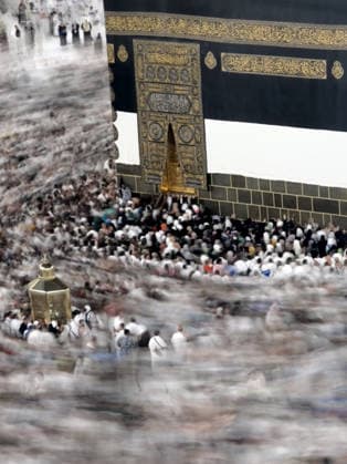 Muslims perform the Hajj pilgrimage MECCA, SAUDI ARABIA - MAY 23: Muslim pilgrims from various countries around the world who come to perform the Hajj, circumambulate the Masjid al-Haram wearing Ihram during the Hajj pilgrimage in Mecca, Saudi Arabia on May 23, 2026. Ali Atmaca Anadolu Mecca Saudi Arabia. Editorial use only. Please get in touch for any other usage.  Copyright: x2026xAnadoluxAlixAtmacax