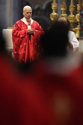 Pope Leo XIV During Mass of Pentecost - Vatican Pope Leo XIV presided Solemn celebration of the Mass of Pentecost at the central altar of Saint Peter s Basilica, in Vatican, on May 24 2026. Thousands of faithful took part in the liturgy dedicated to the descent of the Holy Spirit, a central moment in Christian tradition and a symbol of unity and renewal for the universal Church. Photo by Marco Iacobucci IPA ABACAPRESS.COM Vatican City italia Vatican (or Holy See)  Copyright: xIacobuccixMarco IPA ABACAx
