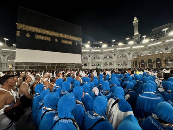 Muslims perform the Hajj pilgrimage MECCA, SAUDI ARABIA - MAY 23: Muslim pilgrims from various countries around the world who come to perform the Hajj, circumambulate the Masjid al-Haram before Eid al-Adha in Mecca, Saudi Arabia on May 23, 2026. Ali Atmaca Anadolu Mecca Saudi Arabia. Editorial use only. Please get in touch for any other usage.  Copyright: x2026xAnadoluxAlixAtmacax