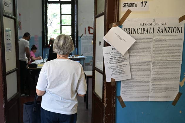 IPA85031299 - sal - 24 05 2026 Salerno. Salerno municipal elections.  Copyright: xFrancescoxPecorarox xFrancescoxPecorarox 85031299