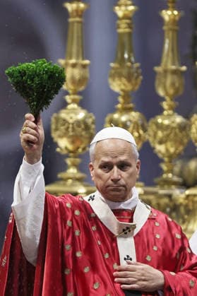May 24, 2026. Vatican City - POLE LEO XIV celebrates the Holy Mass on the Solemnity of Pentecost in St. Peter s Basilia at the Vatican. EvandroInetti_via ZUMA Wire Vatican City State - ZUMAi15_ 20260524_zaf_i15_001 Copyright: xEvandroxInettix