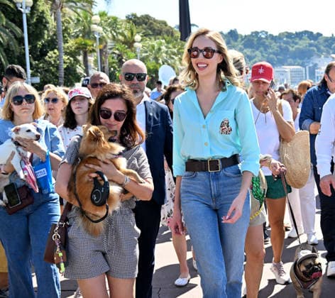 On the initiative of Henry Jean Servat, the journalist, writer and deputy mayor of Nice in charge of animal protection, the 5th Marche des Animaux took place on the Promenade des Anglais in Nice on May 24, 2026. This years patron was Princess Maria Chiara de Bourbon des Deux Siciles, in the presence of Eric Ciotti, mayor of Nice and president of the Union des Droites pour République, the mayor of Nice and president of the Union des Droites pour la République At the end of the route, the Negresco hotel invited all participants to go down to the beach at the Dog Bar set up for the occasion. Hundreds of people came along with their favorite animals, the city of Nice has pursued a pet-friendly urban policy that respects both animals and citize  Copyright: xBrunoxBebertx xBestimagexBrunoxBebertx xBestimagex