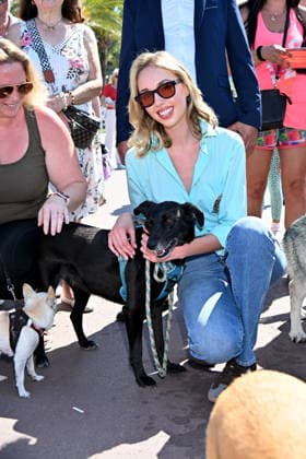On the initiative of Henry Jean Servat, the journalist, writer and deputy mayor of Nice in charge of animal protection, the 5th Marche des Animaux took place on the Promenade des Anglais in Nice on May 24, 2026. This years patron was Princess Maria Chiara de Bourbon des Deux Siciles, in the presence of Eric Ciotti, mayor of Nice and president of the Union des Droites pour République, the mayor of Nice and president of the Union des Droites pour la République At the end of the route, the Negresco hotel invited all participants to go down to the beach at the Dog Bar set up for the occasion. Hundreds of people came along with their favorite animals, the city of Nice has pursued a pet-friendly urban policy that respects both animals and citize  Copyright: xBrunoxBebertx xBestimagexBrunoxBebertx xBestimagex
