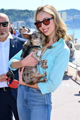 On the initiative of Henry Jean Servat, the journalist, writer and deputy mayor of Nice in charge of animal protection, the 5th Marche des Animaux took place on the Promenade des Anglais in Nice on May 24, 2026. This years patron was Princess Maria Chiara de Bourbon des Deux Siciles, in the presence of Eric Ciotti, mayor of Nice and president of the Union des Droites pour République, the mayor of Nice and president of the Union des Droites pour la République At the end of the route, the Negresco hotel invited all participants to go down to the beach at the Dog Bar set up for the occasion. Hundreds of people came along with their favorite animals, the city of Nice has pursued a pet-friendly urban policy that respects both animals and citize  Copyright: xBrunoxBebertx xBestimagexBrunoxBebertx xBestimagex