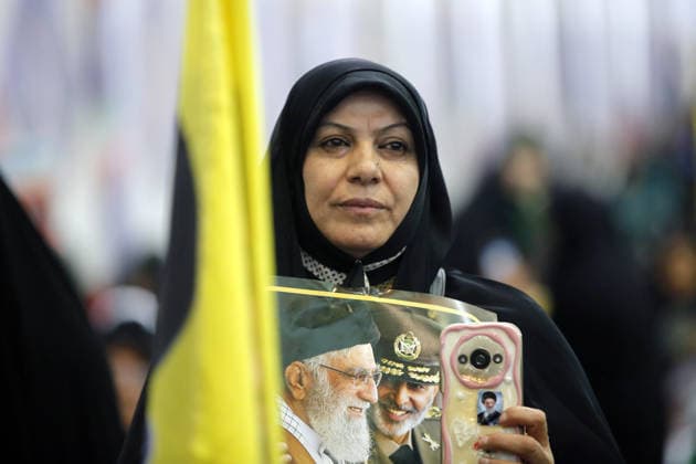 Memorial ceremony held in Tehran for victims of Iran-US-Israel conflict TEHRAN, IRAN - MAY 24: A memorial ceremony is held at the Imam Khomeini Mosalla Mosque for those who lost their lives in the conflict involving Iran, the United States, and Israel following the February 28 attacks, in Tehran, capital of Iran, on May 24, 2026. Fatemeh Bahrami Anadolu Tehran Iran. Editorial use only. Please get in touch for any other usage.  Copyright: x2026xAnadoluxFatemehxBahramix