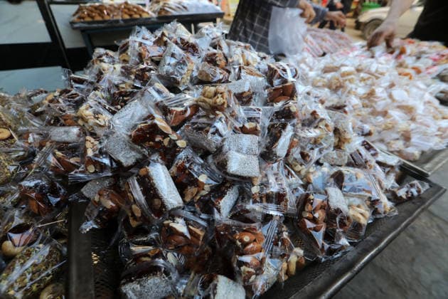 Palestinian workers produce traditional sweets ahead of Eid al-Adha Palestinian workers continued producing the traditional sweet known locally as Halakum at a factory in the Al-Daraj neighborhood, east of Gaza City, on May 24, 2026, ahead of Eid al-Adha. The factory resumed operations with limited resources after sustaining damage from Israeli airstrikes during the war. Halakum is a traditional sweet widely consumed during holidays, and the factory strives to provide it to residents despite the difficult living conditions and sharp decline in purchasing power in the Gaza Strip before Eid al-Adha. Photo by Bilal Osama apaimages Gaza city Gaza Strip Palestinian Territory 240526_Gaza_BO_01(54) Copyright: xapaimagesxBilalxOsamax xapaimagesx