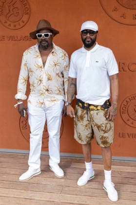 RG26 - French Open - People Village Night Session D1 NB Eddy Badiata, Fally Ipupa attends the Village Night Session day 1 during the 2026 French Open at Roland Garros on May 24, 2026 in Paris, France. Photo by Nasser Berzane ABACAPRESS.COM  Copyright: xBerzanexNasser ABACAx