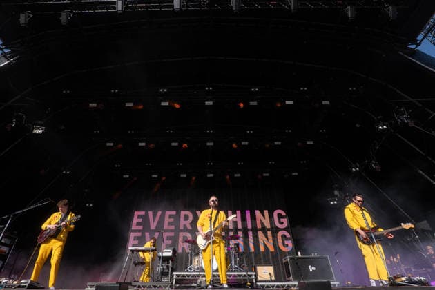 Everything Everything at Bearded Theory Festival at Catton Hall in Walton upon Trent, UK on 24 May 2026 Alex Robertshaw, Peter SenÃ , Jonathan Higgs, Jeremy Pritchard at Everything Everything at Bearded Theory Festival at Catton Hall in Walton upon Trent, UK on 24 May 2026, Credit:Stephen Keable Avalon UK, Derbyshire, Walton upon Trent, Catton Hall  Copyright: xStephenxKeablex xAvalonx 1105115057