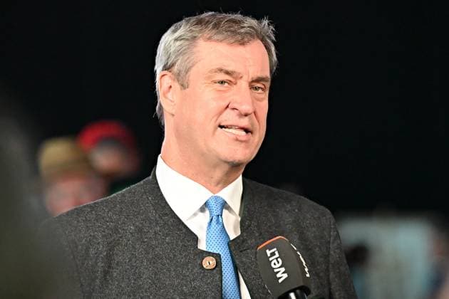 Bavarian Prime Minister Markus Soder at the 76th Sudeten German Congress in Brno continued at Brno Exhibition Centre on Sunday, May 24, 2026. (CTKxPhoto PetrxSvancara) CTKPhotoF202605240044301  CTKPhotoF202605240044301