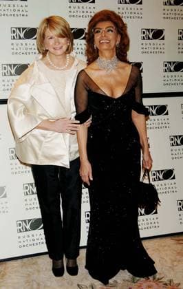 SOPHIA LOREN AR Mar. 8, 2006 - New York, NEW YORK - K47137AR.The Russian National Orchestrea s 15th Anniversary Gala at the St. Regis Hotel , New York City 03-07-2006. ANDREA RENAULT- Martha Stewart and Sophia Loren Copyright: xAndreaxRenaultx