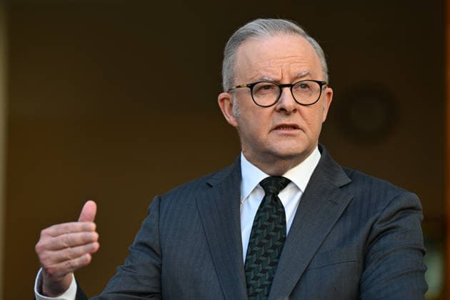 ANTHONY ALBANESE PRESSER, Australian Prime Minister Anthony Albanese speaks to the media during a press conference at Parliament House in Canberra, Monday, May 25, 2026. ( NO ARCHIVING CANBERRA AUSTRALIAN CAPITAL TERRITORY AUSTRALIA  Copyright: xLUKASxCOCHx 20260525119366808063
