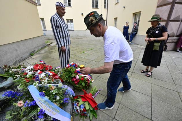 A commemorative act in memory of the victims of 1939-1945 took place at Kounic Student Residence as part of the Meeting Brno festival and the congress of the Sudeten German Regional Association, in Brno, Czech Republic, on May 25, 2026. The congress ends here. (CTKxPhoto VaclavxSalek) CTKPhotoP2026052502282  CTKPhotoP2026052502282