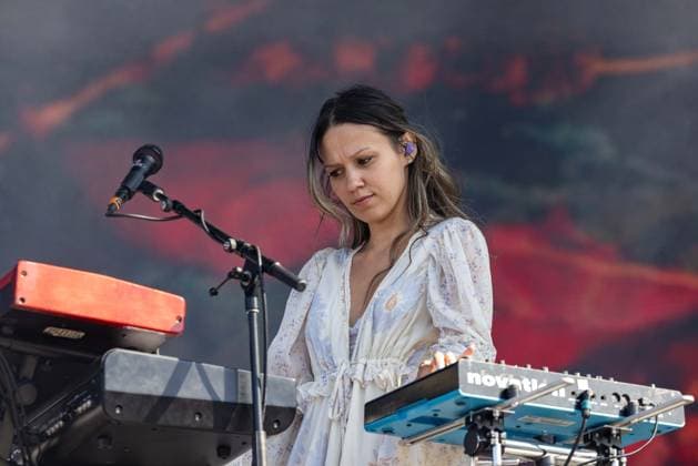 May 24, 2026, Napa, California, U.S: JACKIE MICLAU of Mt. Joy during the BottleRock Music Festival in Napa, California Napa U.S  - ZUMAs135 20260524_zap_s135_122 Copyright: xDanielxDeSloverx