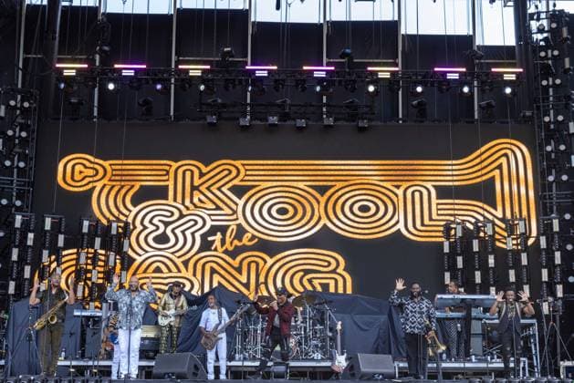 May 24, 2026, Napa, California, U.S: LOUIS NICKY TAYLOR, CHRIS PULLIAM, RICK MARCEL, ROBERT KOOL BELL, SHAWN SHAWNY MAC MCQUILLER, JERMAINE BRYSON, CURTIS FITZ WILLIAMS and WALT ANDERSON of Kool & The Gang during the BottleRock Music Festival in Napa, California Napa U.S  - ZUMAs135 20260524_zap_s135_009 Copyright: xDanielxDeSloverx