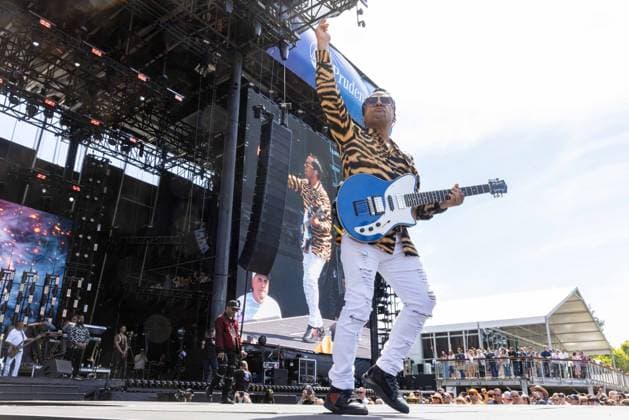 May 24, 2026, Napa, California, U.S: AMIR BAYYAN (KEVIN BELL) of Kool & The Gang during the BottleRock Music Festival in Napa, California Napa U.S  - ZUMAs135 20260524_zap_s135_010 Copyright: xDanielxDeSloverx