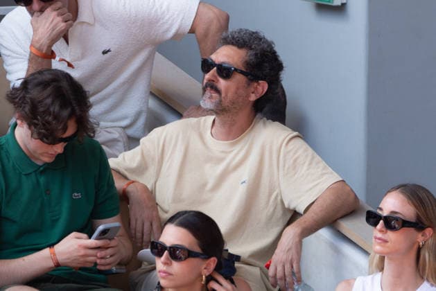 2026 French Open - Celebrities In Stand Day 2 NB Victor Foenkinos, David Foenkinos in stand day 2 during the 2026 French Open at Roland Garros on May 25, 2026 in Paris, France. Photo by Nasser Berzane ABACAPRESS.COM  Copyright: xBerzanexNasser ABACAx