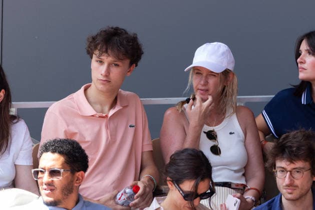 2026 French Open - Celebrities In Stand Day 2 NB Ludivine Sagnier in stand day 2 during the 2026 French Open at Roland Garros on May 25, 2026 in Paris, France. Photo by Nasser Berzane ABACAPRESS.COM  Copyright: xBerzanexNasser ABACAx