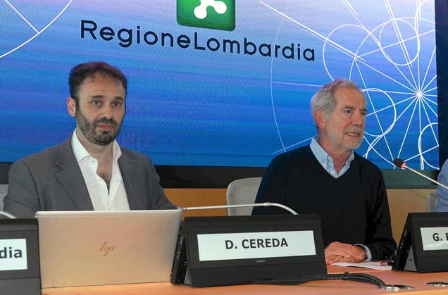 IPA85066909 - Milan - 2026 05 25- Palazzo Lombardia, Press conference of Guido Bertolaso on the case of the two in isolation admitted to the Sacco proenienti from Uganda suspected of Ebola infection with doctor Danilo Cereda  Copyright: xMaurizioxMaulex xMaurizioxMaulex 85066909