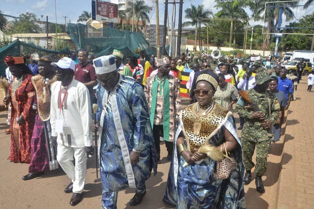 Uganda celebrate the 63rd anniversary of Africa Day KAMPALA, UGANDA - MAY 25: People celebrate the 63rd anniversary of Africa Day with cultural performances, exhibitions, and fashion shows representing different countries across the African continent were organized in Kampala, Uganda, on May 25, 2026. Africa Day is celebrated every year on May 25 to commemorate the founding of the Organization of African Unity (OAU), the predecessor of the African Union (AU), and to honor the continent’s achievements. Nicholas Kajoba Anadolu Kampala Uganda. Editorial use only. Please get in touch for any other usage.  Copyright: x2026xAnadoluxNicholasxKajobax