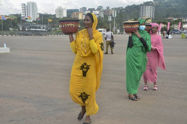 Uganda celebrate the 63rd anniversary of Africa Day KAMPALA, UGANDA - MAY 25: People celebrate the 63rd anniversary of Africa Day with cultural performances, exhibitions, and fashion shows representing different countries across the African continent were organized in Kampala, Uganda, on May 25, 2026. Africa Day is celebrated every year on May 25 to commemorate the founding of the Organization of African Unity (OAU), the predecessor of the African Union (AU), and to honor the continent’s achievements. Nicholas Kajoba Anadolu Kampala Uganda. Editorial use only. Please get in touch for any other usage.  Copyright: x2026xAnadoluxNicholasxKajobax