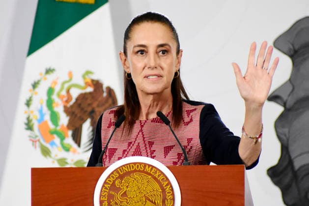MexicoÃ¢â‚¬â ¢s President Claudia Sheinbaum Pardo speaks during a news conference at the National Palace. on May 25, 2026 in Mexico City, Mexico. Mexico City Mexico  - ZUMAe321 20260525_zia_e321_004 Copyright: xLuisxBarronx