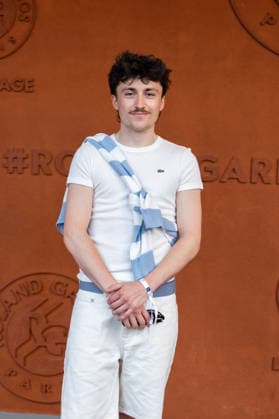 RG26 - French Open - People Village Night Session D2 NB Léo Lefebvre attends the Village Night Session day 2 during the 2026 French Open at Roland Garros on May 26, 2026 in Paris, France. Photo by Nasser Berzane ABACAPRESS.COM  Copyright: xBerzanexNasser ABACAx