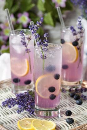 Lavendel-Schorle-Cocktail Lavendel-Schorle-Cocktail (License=RF) Copyright: xZoonar.com VORONOVA_MARYNAx 25092722