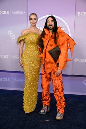 LAS VEGAS, NV - MAY 25: Sasha Sofine and Steve Aoki at the 52nd American Music Awards on May 25, 2026 at the MGM Grand Garden Arena in Las Vegas, Nevada. Credit: Mindy Small USA - ZUMAa123 20260525_zaa_a123_348 Copyright: xAdMediax
