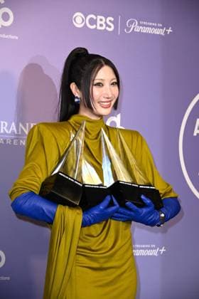 52nd American Music Awards: Press Room LAS VEGAS, NV - MAY 25: Rei Ami and EJAE at the 52nd American Music Awards on May 25, 2026 at the MGM Grand Garden Arena in Las Vegas, Nevada. Credit: Mindy Small AdMedia EDITORIAL USE ONLY  Copyright: xx AdMediax admphotostwo992136