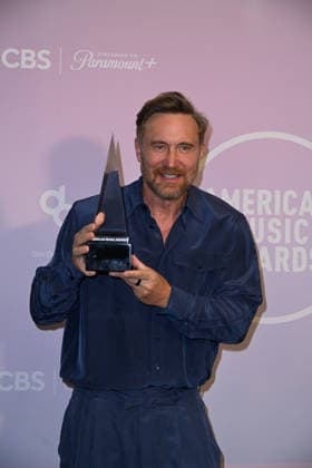 52nd American Music Awards: Press Room LAS VEGAS, NV - MAY 25: David Guetta at the 52nd American Music Awards on May 25, 2026 at the MGM Grand Garden Arena in Las Vegas, Nevada. Credit: Mindy Small AdMedia EDITORIAL USE ONLY  Copyright: xx AdMediax admphotostwo992111