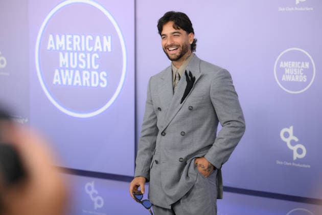 May 25, 2026, Las Vegas, Nevada, USA: MALUMA Colombian rapper and singer-songwriter arrives at the Red Carpet during The Annual 52nd American Music Awards at the MGM Grand Arena in Las Vegas. Las Vegas USA - ZUMAo117 20260525_zsp_o117_082 Copyright: xMikaelxOnax