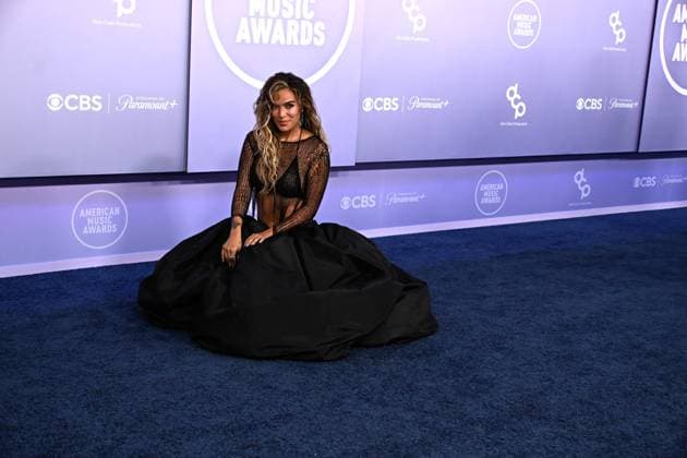 LAS VEGAS, NV - MAY 25: Karol G at the 52nd American Music Awards on May 25, 2026 at the MGM Grand Garden Arena in Las Vegas, Nevada. Credit: Mindy Small USA - ZUMAa123 20260525_zaa_a123_074 Copyright: xAdMediax