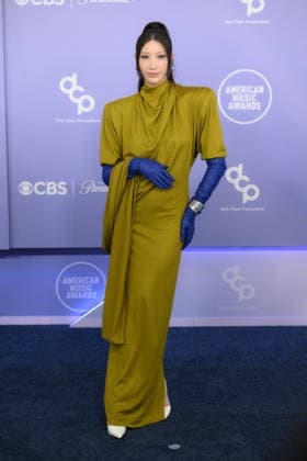 May 25, 2026, Las Vegas, Nevada, USA: EJAE South Korean-American singer and songwriter arrives at the Red Carpet during The Annual 52nd American Music Awards at the MGM Grand Arena in Las Vegas. Las Vegas USA - ZUMAo117 20260525_zsp_o117_070 Copyright: xMikaelxOnax